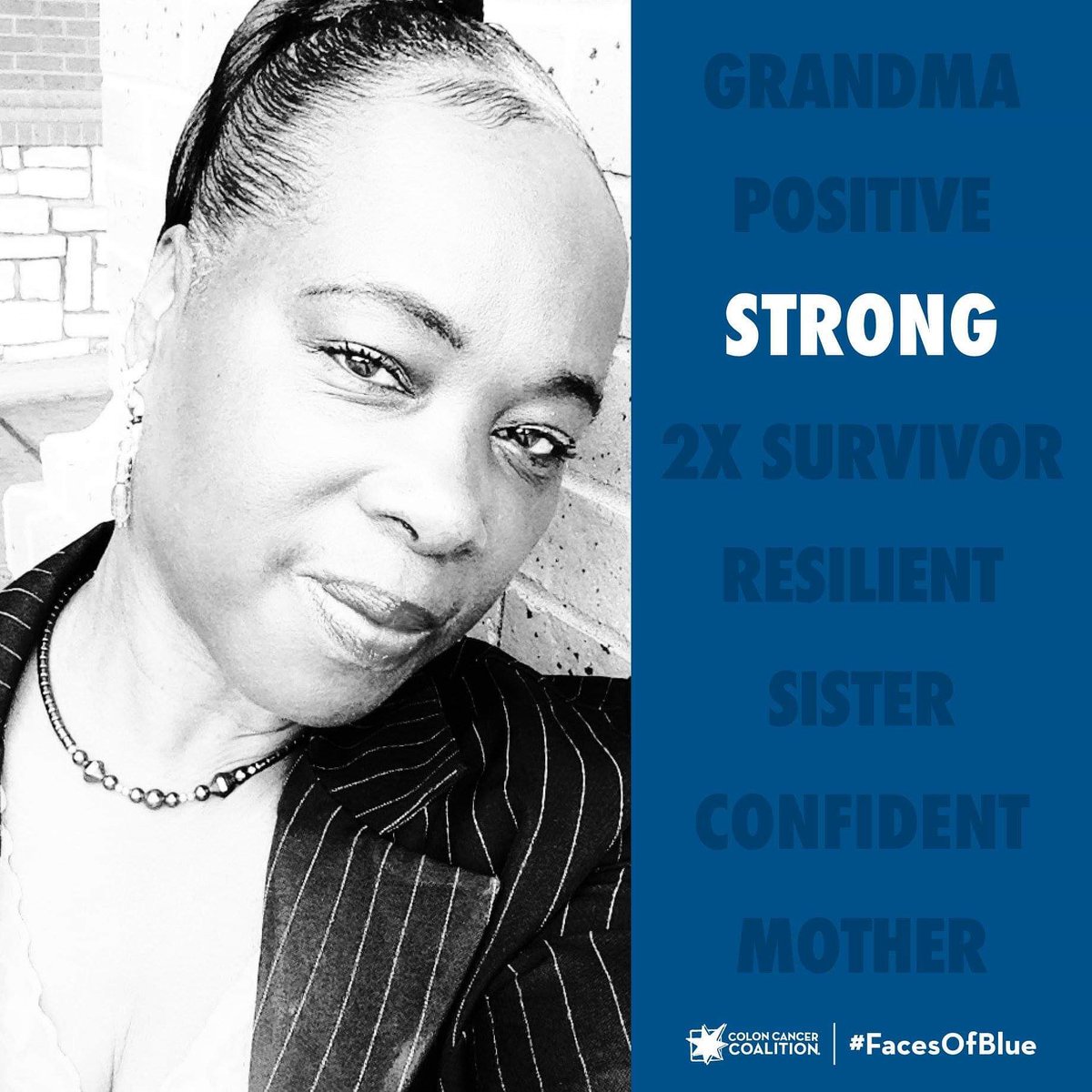 'I let the changes I endured stir me in a good direction. I use my experience with cancer, through the pain and all, to share the joy I have now with others; to give hope and possibly inspire.' #facesofblue coloncancercoalition.org/2019/03/08/fac…