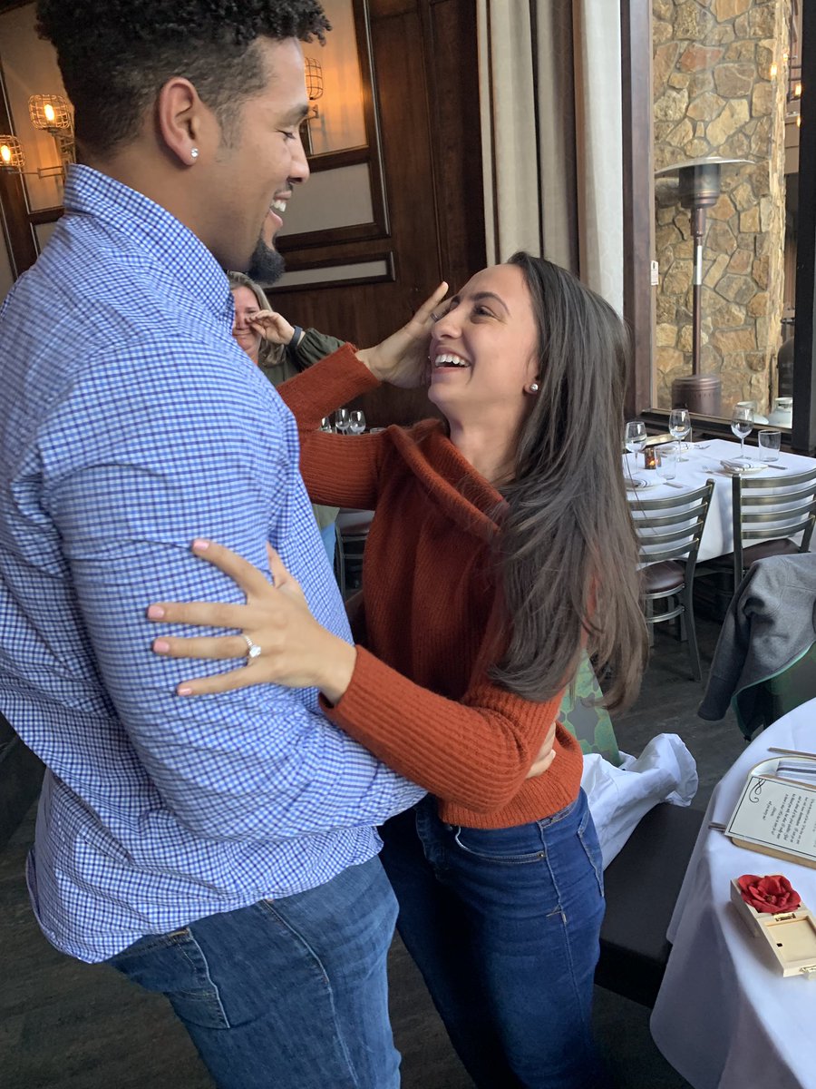 CoachHarris_33's tweet photo. She said yes in Vail, I’ll say yes when she’s in her veil🍾 https://t.co/s3IfKWXD6b