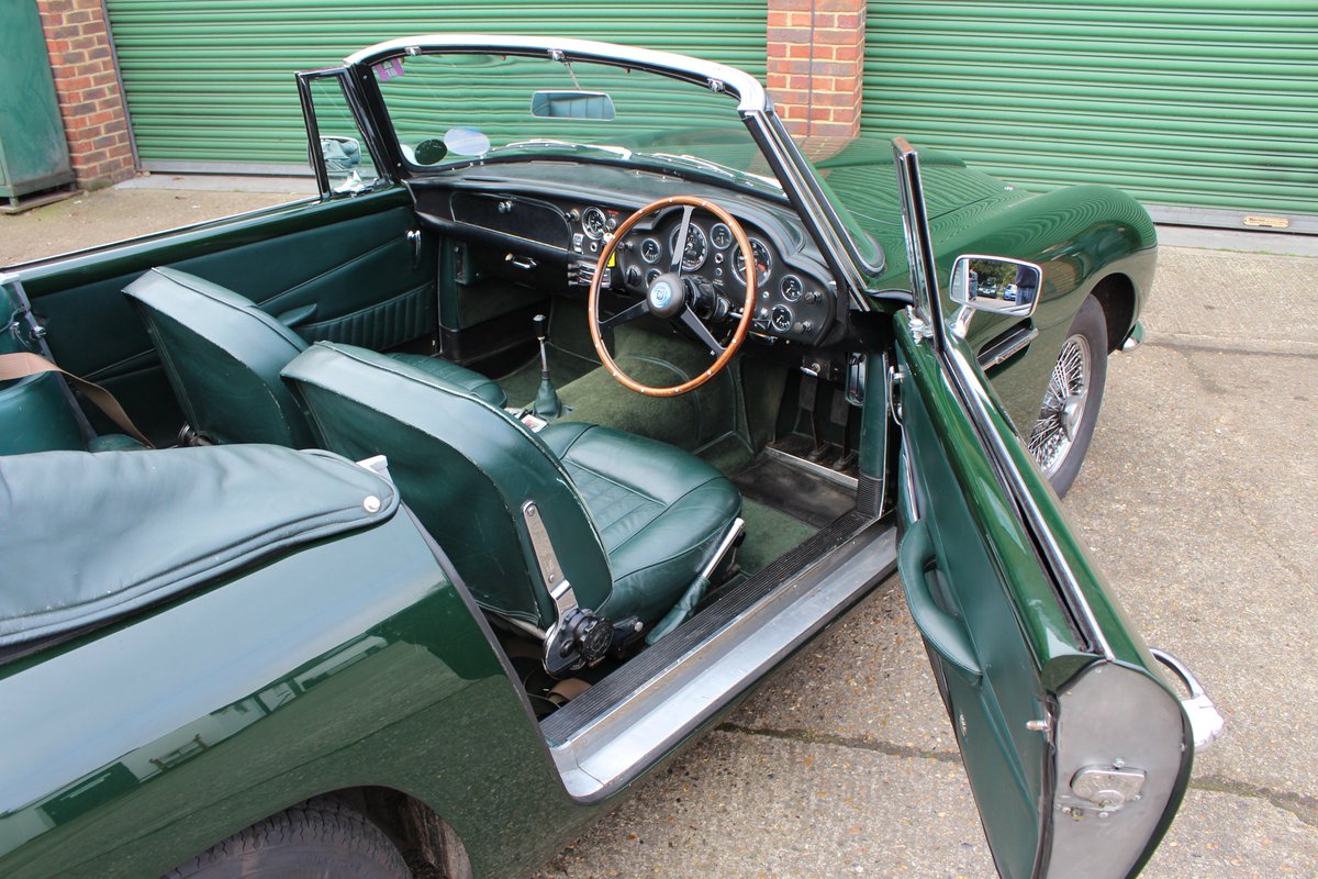 RSWilliamsLtd's tweet photo. In for restoration is this fabulous and very special DB5 Convertible Vantage which we've looked after for many many years. One of only two in existence in right-hand drive with Vantage spec engine from new. https://t.co/bhSXtH59wS