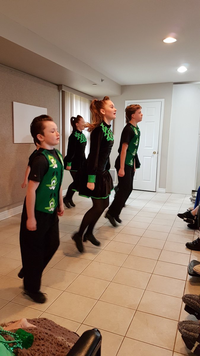 WallaceburgRet's tweet photo. Wonderful dancers were here on Friday evening to perform some Irish dance for the resident's.  It was a full house and enjoyed by all. https://t.co/ULvgU0znql