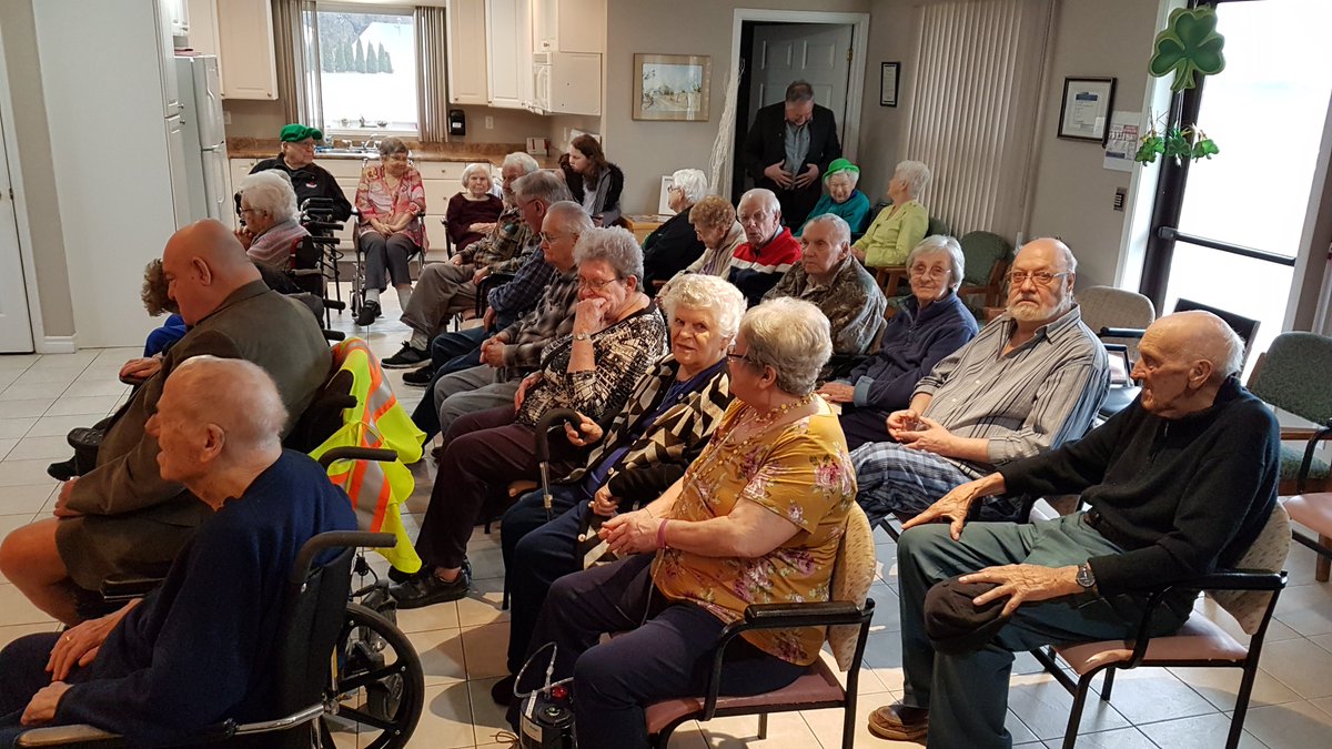 WallaceburgRet's tweet photo. Wonderful dancers were here on Friday evening to perform some Irish dance for the resident's.  It was a full house and enjoyed by all. https://t.co/ULvgU0znql