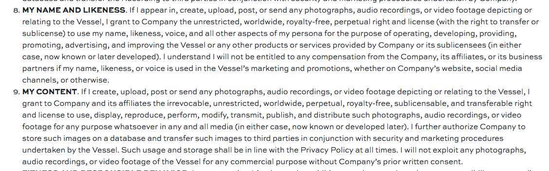 tomgara's tweet photo. If you simply *appear* in a photo taken at the Vessel staircase-to-nowhere thing at Hudson Yards, they have the right to use your name, likeness, voice, and all other aspects of your person for any commercial purpose they wish, forever https://t.co/PKlQgAhEXh https://t.co/F7iH4Lxmuy