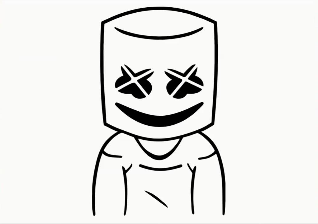 MatlockDraws on Twitter Marshmello 0672020 Marshmello realism art  artwork drawing sketch ink inking httpstco2Qun0dgb49  X