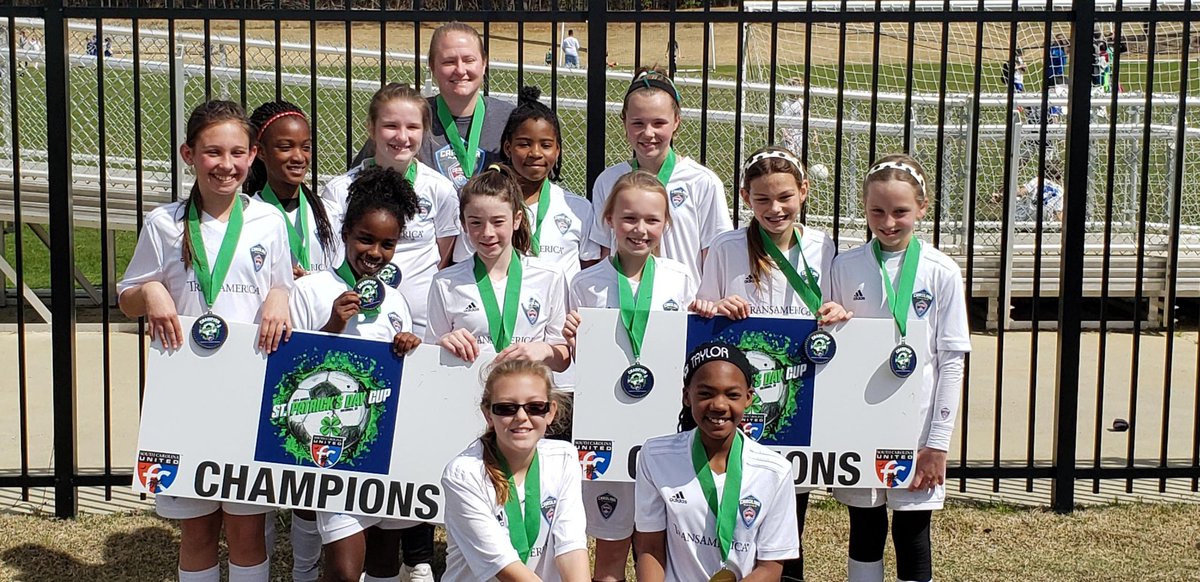 CabarrusRapids's tweet photo. Congrats to the U11 Girls from Cabarrus. Champions of the St. Patrick’s Day Cup. #rapidson3 #rapidscabarrus https://t.co/r1YztmlywX