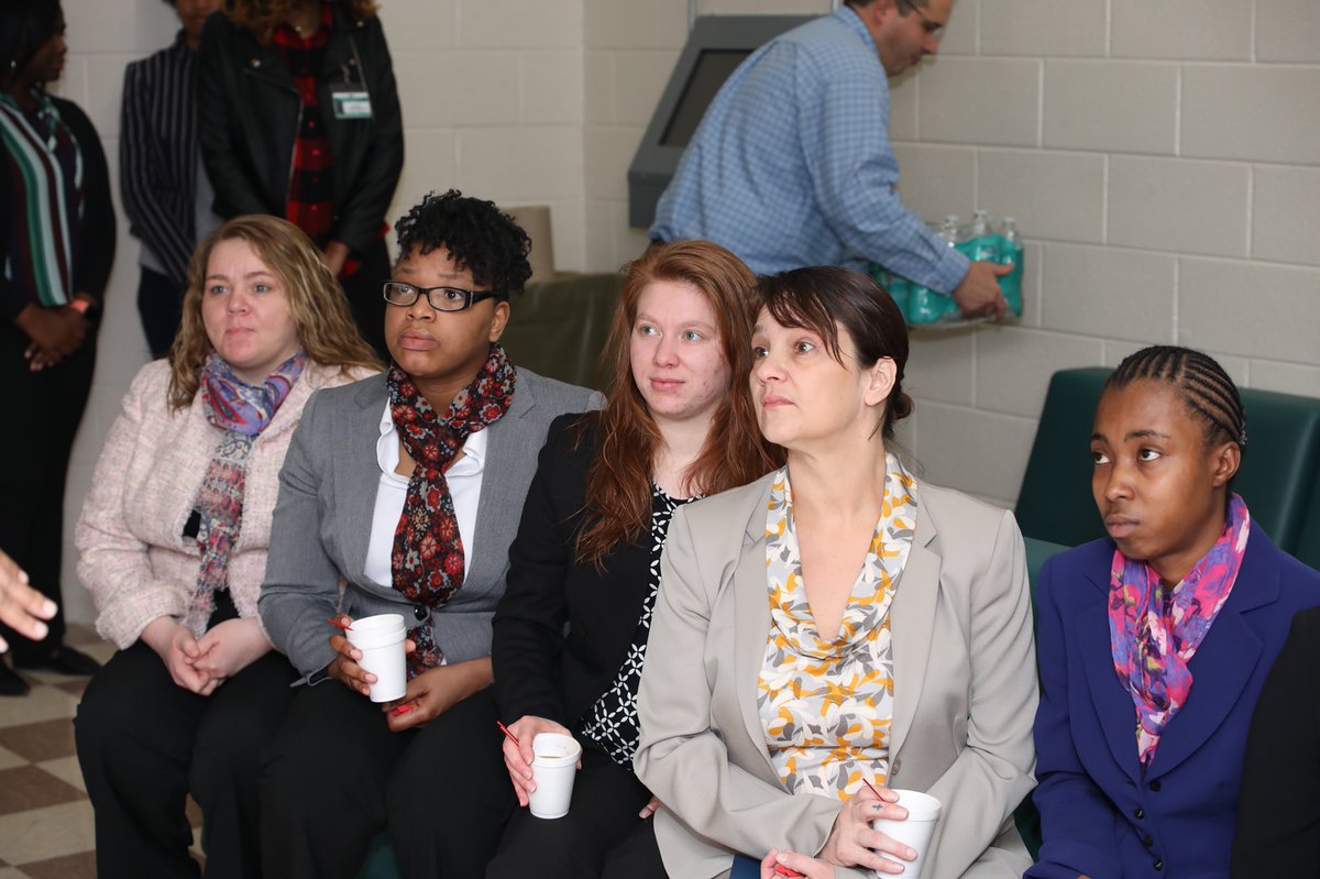 MeckSheriff's tweet photo. In partnership with @CharlotteWorks @NC Works ‘Empowerment through Employment’ Career Fair for our residents is happening now #jobready #goodlookingcrew https://t.co/ZiDK0GSUM2