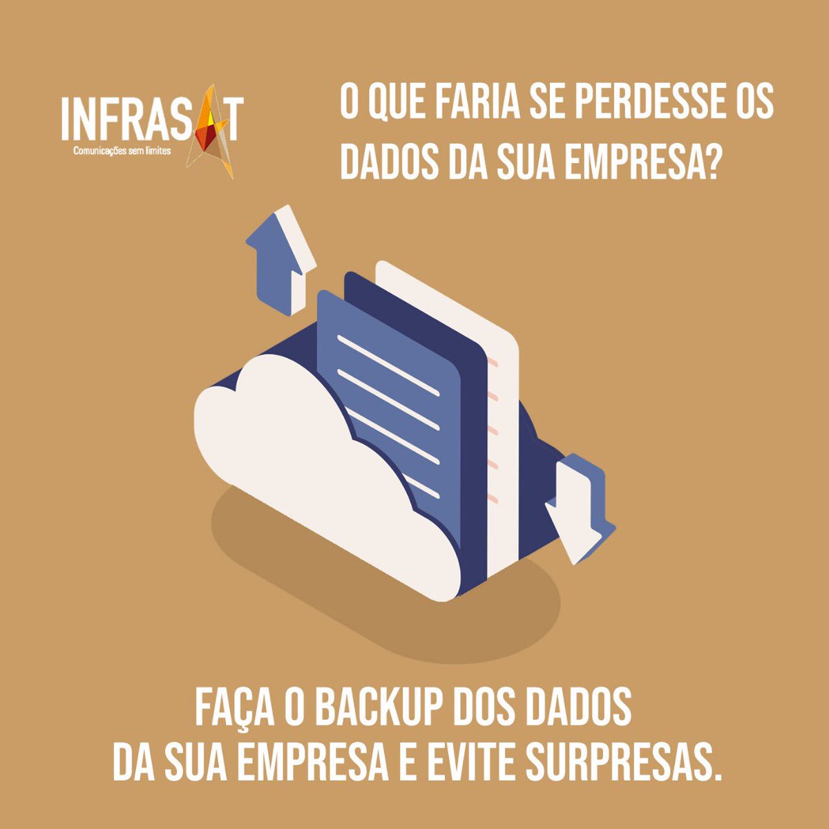 InfrasatT's tweet photo. Provavelmente causaria um grande prejuízo para a sua empresa.

A Infrasat faz a cópia de segurança em satélite dos dados da sua empresa, e podem ser acessadas caso algum arquivo seja apagado ou por falha do circuito principal.

#Infrasat #sat #satelite #seguranca #Luanda #Angola https://t.co/I4HCd3Pd2p