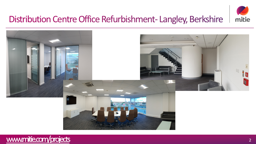 JCrosbyMPS's tweet photo. Another successfully completed project handed over to our client. Refurbishment works to lobby area, staircases, corridors, offices, canteen, warehouse and WCs. Can Mitie help? Drop me an email for more info jade.crosby@mitie.com or visit https://t.co/k6SnR8wG0d #London #refurbs https://t.co/hFV0akptlK