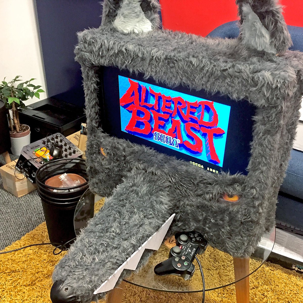 WolfcubDigital's tweet photo. It could only be....The Wolfcub Playstation. 😄
....cool, eh? 🐺
#WeAreDigitalDesign #gamers #gaming #Playstation #RETROGAMING #design #studio #MondayMotivation https://t.co/GQKJCL2DJi