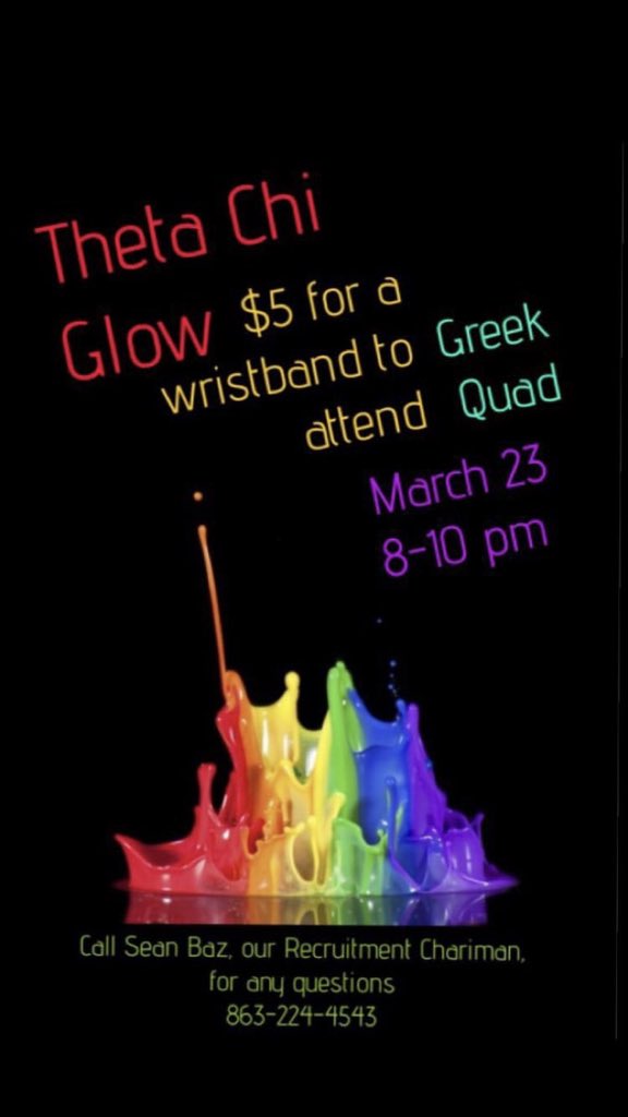 FSCCSI's tweet photo. Go support @fsc_theta_chi on 3/23 8pm-10pm in the Greek Quad! https://t.co/tkHNsSOrFK
