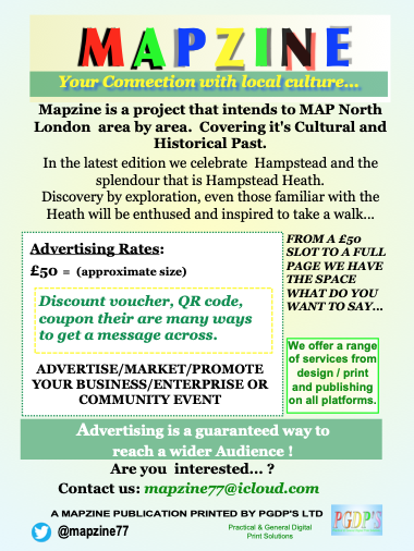 mapzine77's tweet image. MAPZINE IS COMING TO #NW3
YOUR CONNECTION TO LOCAL CULTURE&amp;gt;&amp;gt;&amp;gt;