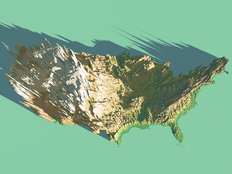 KatyDornbos's tweet photo. This name gives images to words like "continental divide" (aka the Rockies), Mississippi-Missouri "Drainage Basin" (looks like a big bowl in the center of the USA). 

If you poured a bunch of water on our country, where would it exit?  

  #topography #CCC @NGSSphenomena https://t.co/zLWvlNAjvf