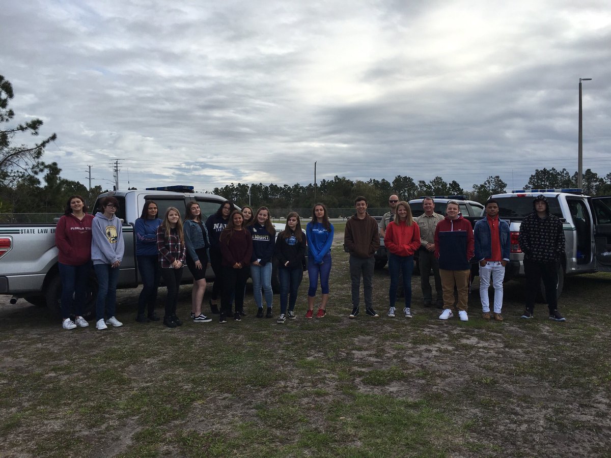 Today we had a presentation from Lieutenant Dack, Officer Meade, and Officer Greenier of FWC.  Students got to hear about the job description and duties of an FWC officer, poaching, tracking, hunting and fishing laws.  <a href="/CteMatanzas/">Matanzas CTE</a> <a href="/JeffReaves1/">Jeff_Reaves</a> <a href="/jossler/">Joss Williams</a> <a href="/FlaglerCTE/">Flagler Schools CTE</a>