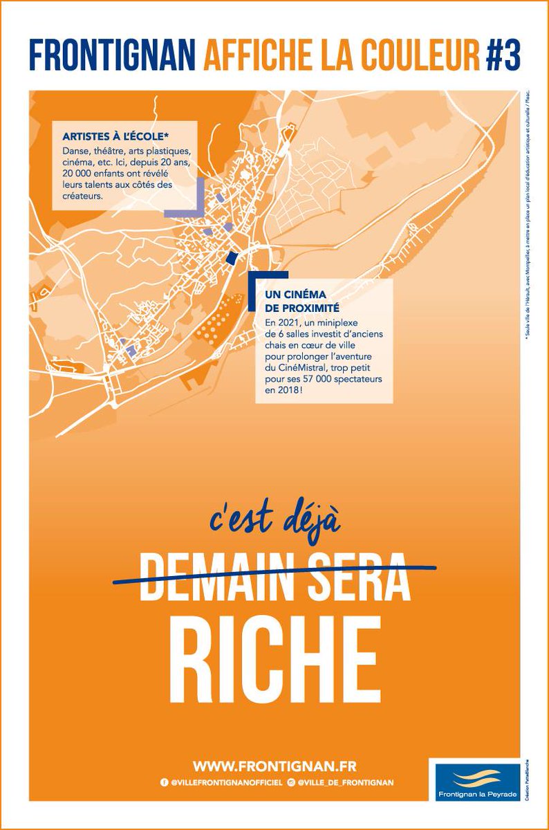 VilleFrontignan's tweet photo. Frontignan affiche la #couleur #3 : ARTISTES À L'ÉCOLE (Seule ville de l’Hérault, avec Montpellier, à mettre en place un #Pleac)
👉 #Danse, #théâtre, arts plastiques, #cinéma,… Ici, depuis 20 ans, 20.000 enfants ont révélé leurs #talents aux côtés des créateurs. https://t.co/5ZRI3H4Ewv