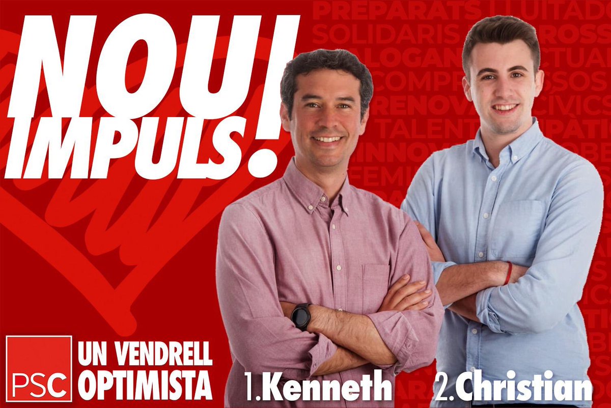 Felicitats @chriistiaan4, la @jsccatalunya tindrà un magnífic nou regidor a #elVendrell!!! #JSCalsAjuntaments