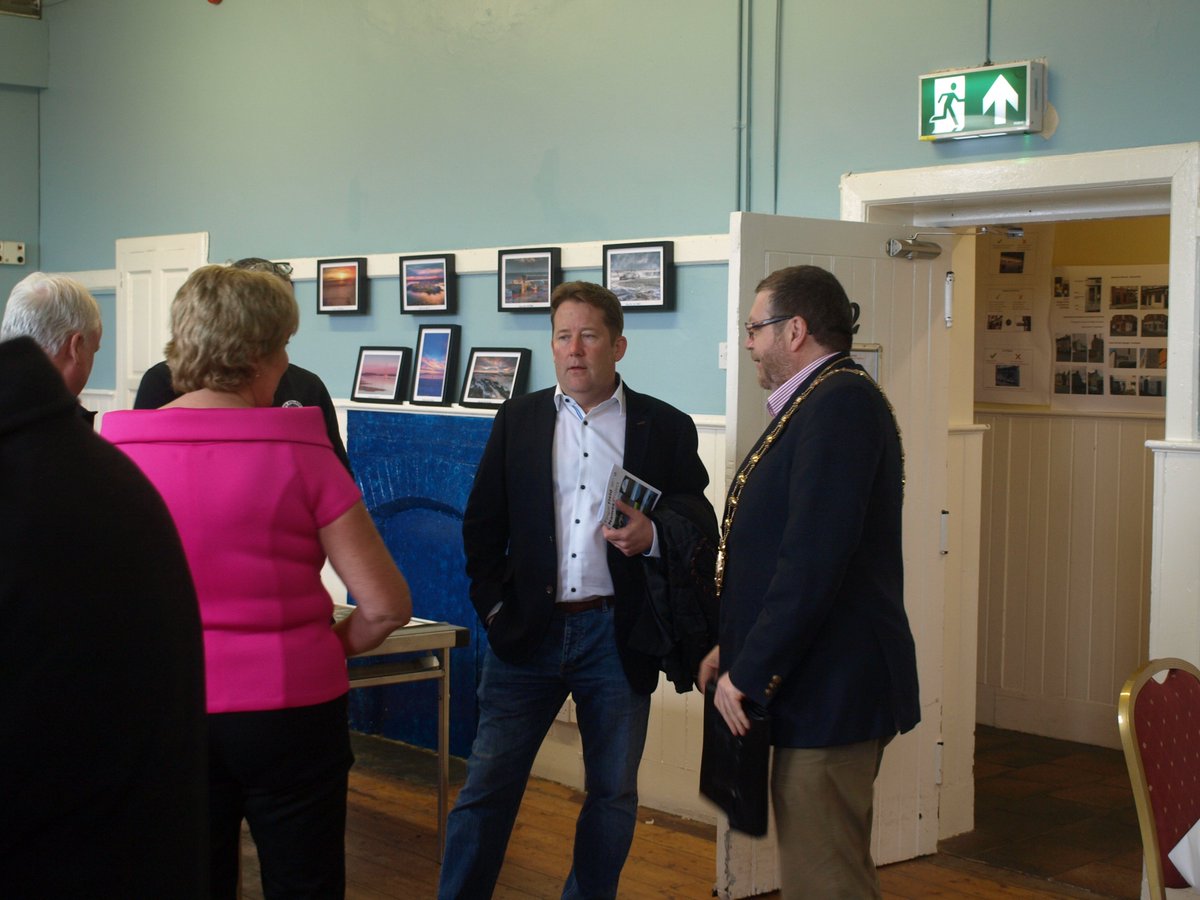 RushTourism's tweet photo. We were delighted to have Mayor @alavin1 officially open the Drummanagh exhibition in the #Rush community centre on Saturday, loads of great finds and really fascinating to learn of the history of the Martello tower in Rush dating back centuries https://t.co/hqtY579yZe