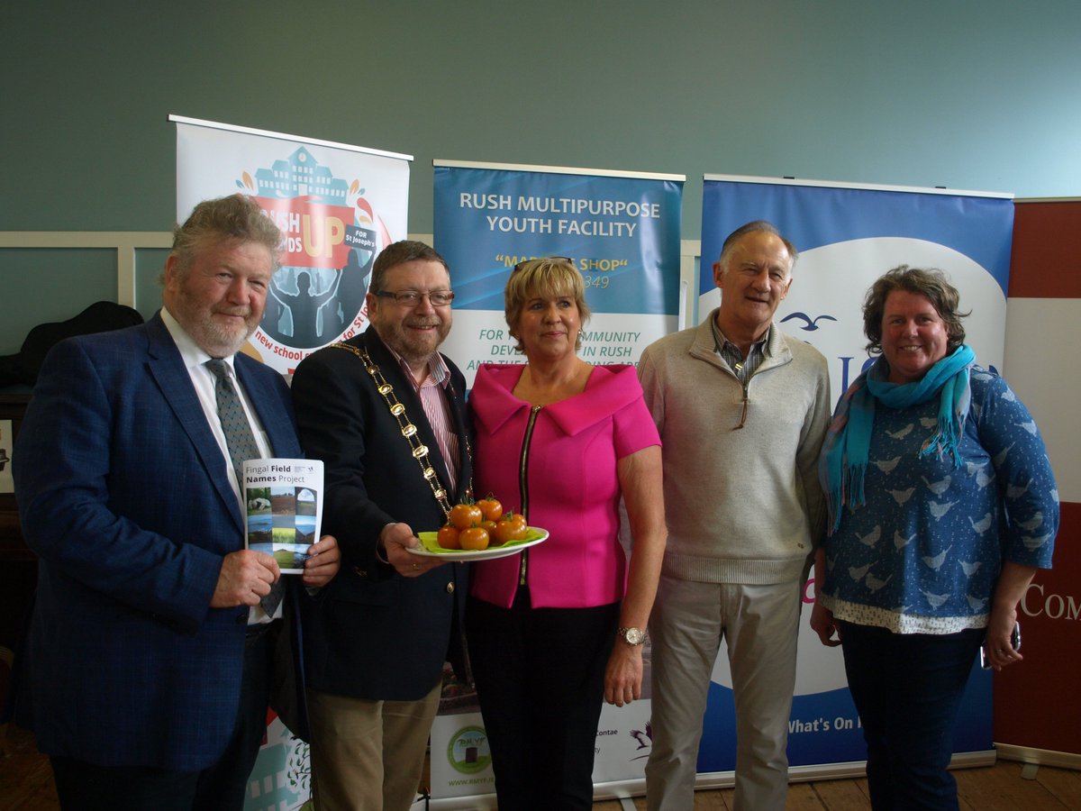 RushTourism's tweet photo. We were delighted to have Mayor @alavin1 officially open the Drummanagh exhibition in the #Rush community centre on Saturday, loads of great finds and really fascinating to learn of the history of the Martello tower in Rush dating back centuries https://t.co/hqtY579yZe