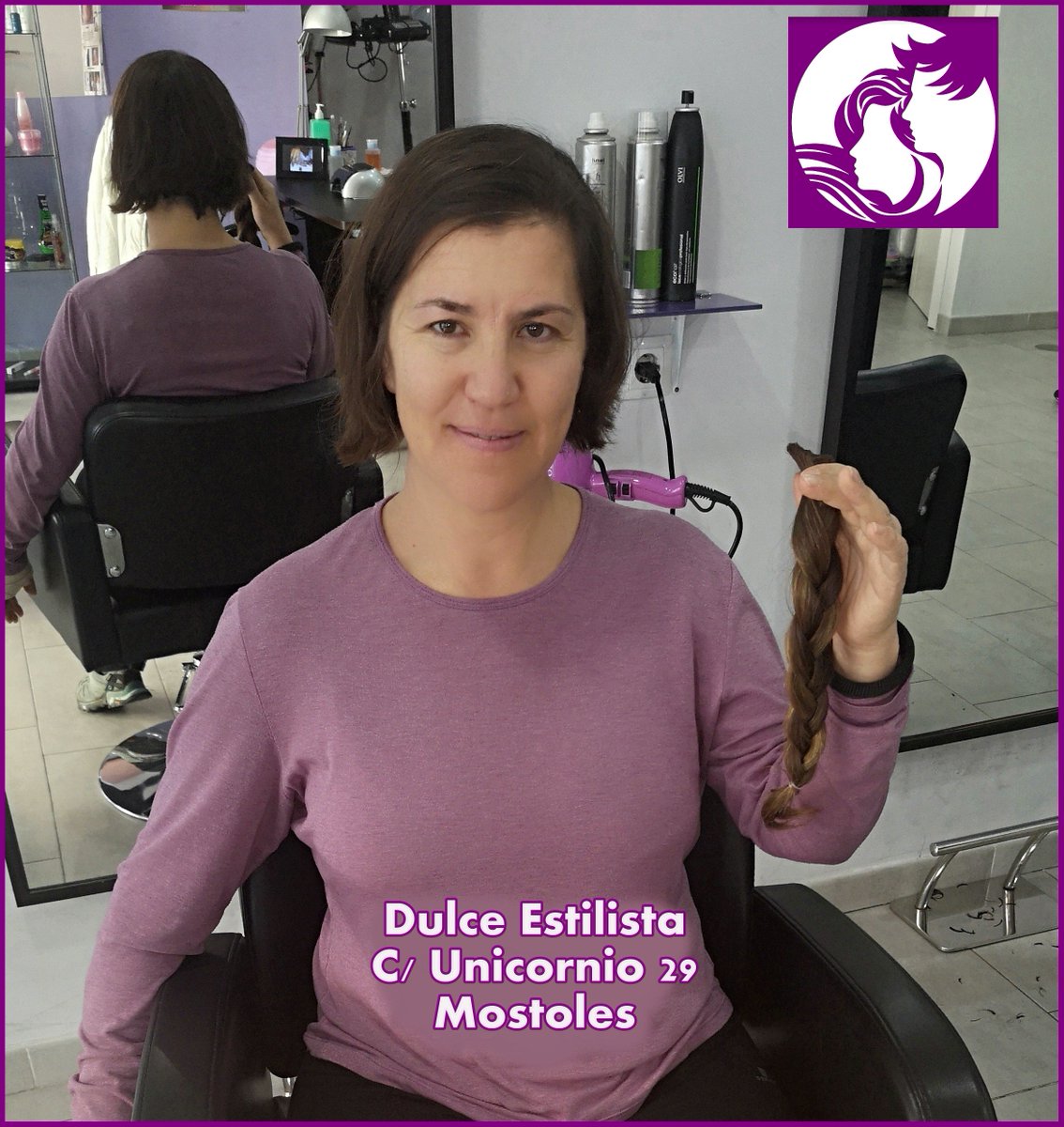 DulceEstilista's tweet photo. MUY ORGULLOSA de tod@s nuestr@s clientas/es que dia a dia donan su pelo @donatupelo  #Gracias #mostoles #dulceestilsita #mechonessolidarios #todosuma #donatupelo #juntosfabricamossonrisas #mostoles #madrid #unixes
#españa #followme #follow #tagsForLikes #feather
@lavecinarubia https://t.co/93QCHyn149