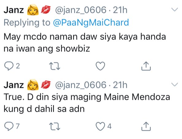 YanKasiEh's tweet photo. kapal naman ng fezlak ng isang to oh?! excuse me, nagpasalamat at tumanaw na ng utang na loob yan sa neysh!t. hindi lang kayo napagbigyan sa ilusyon nyong MC! kaya wag masyadong kumuda, @janz_0606. #YanKasiEh #OurMAiNEinspiration https://t.co/oMM8nUqY60