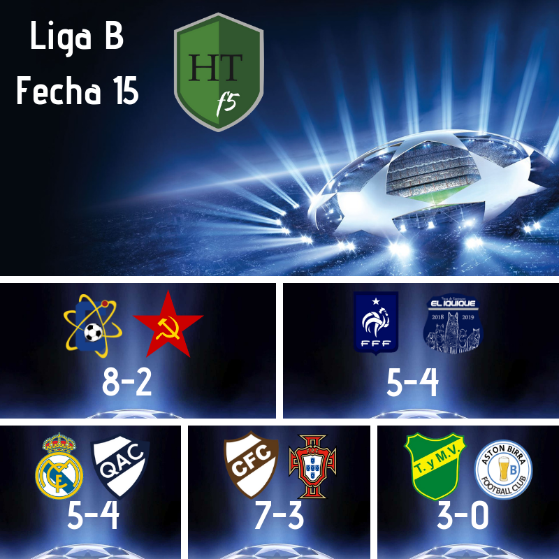 HatTrickF5's tweet photo. Calamardo a un pasito del ascenso.
Yacaré ganó y se mete segundo.
Portugol y Bolche perdieron y el Toco se ilusiona.
En la zona de abajo, goleó Isotopos y también gano Real Bañil.
Iquique y Gamba no deben dormirse. https://t.co/mFNxJqYonB