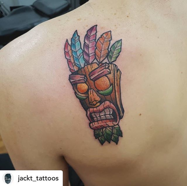 Tiki  Crash bandicoot tattoo, Crash bandicoot, Bandicoot