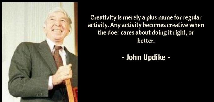  Happy \" Do it right or better\" Monday! Happy Birthday John Updike! 