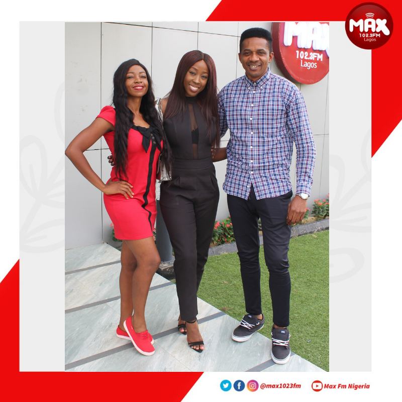 Max1023FM's tweet photo. Just so you can know how beautiful this morning was. lol
We bet #beverlynaya had a great time with @MarkOtabor and @DebsExtra on the #MaxBreakfast show this morning.
#entertainment #trends #entstreet #celebrities #maxfm #naijacelebrities #movies https://t.co/zFmD9GxyhO