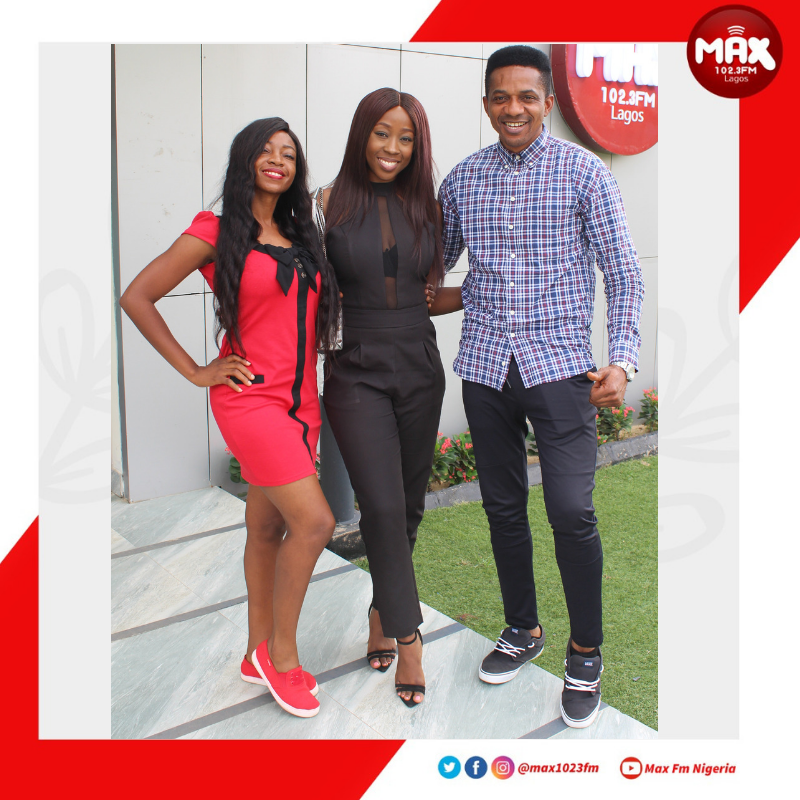 Max1023FM's tweet photo. Just so you can know how beautiful this morning was. lol
We bet #beverlynaya had a great time with @MarkOtabor and @DebsExtra on the #MaxBreakfast show this morning.
#entertainment #trends #entstreet #celebrities #maxfm #naijacelebrities #movies https://t.co/zFmD9GxyhO
