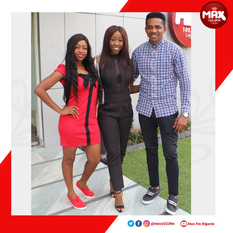 Max1023FM's tweet photo. Just so you can know how beautiful this morning was. lol
We bet #beverlynaya had a great time with @MarkOtabor and @DebsExtra on the #MaxBreakfast show this morning.
#entertainment #trends #entstreet #celebrities #maxfm #naijacelebrities #movies https://t.co/zFmD9GxyhO
