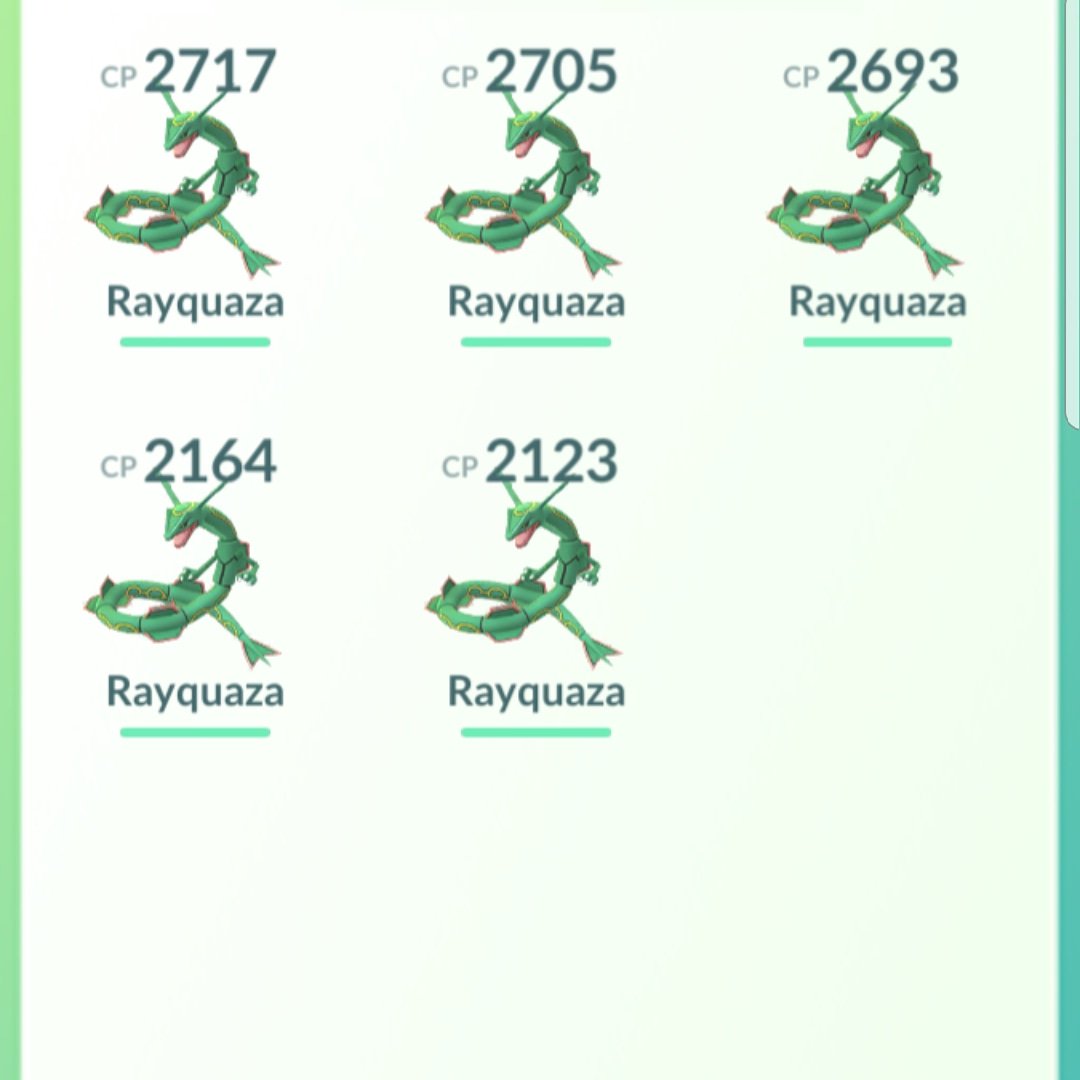 CptBigSweat_'s tweet photo. the rayquaza event has come to an end! This weekend for 3 days we were able catch a few this weekend which is more then enough for me! We met some amazing people aswell ! How did everyone else do+?

 #pokemon #art #anime #nintendo #memes #pokemongo #kawaii #meme #cute #gamer https://t.co/jXIeriRXjC