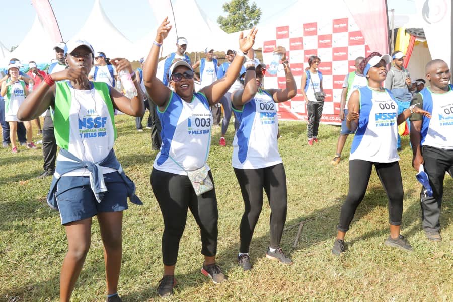 UgandaCorporate's tweet photo. It was a very fun time during @nssfugβs #NSSFHashRun19 for the Corporate League representatives. Here are some moments. https://t.co/AR3WIQWV4G
