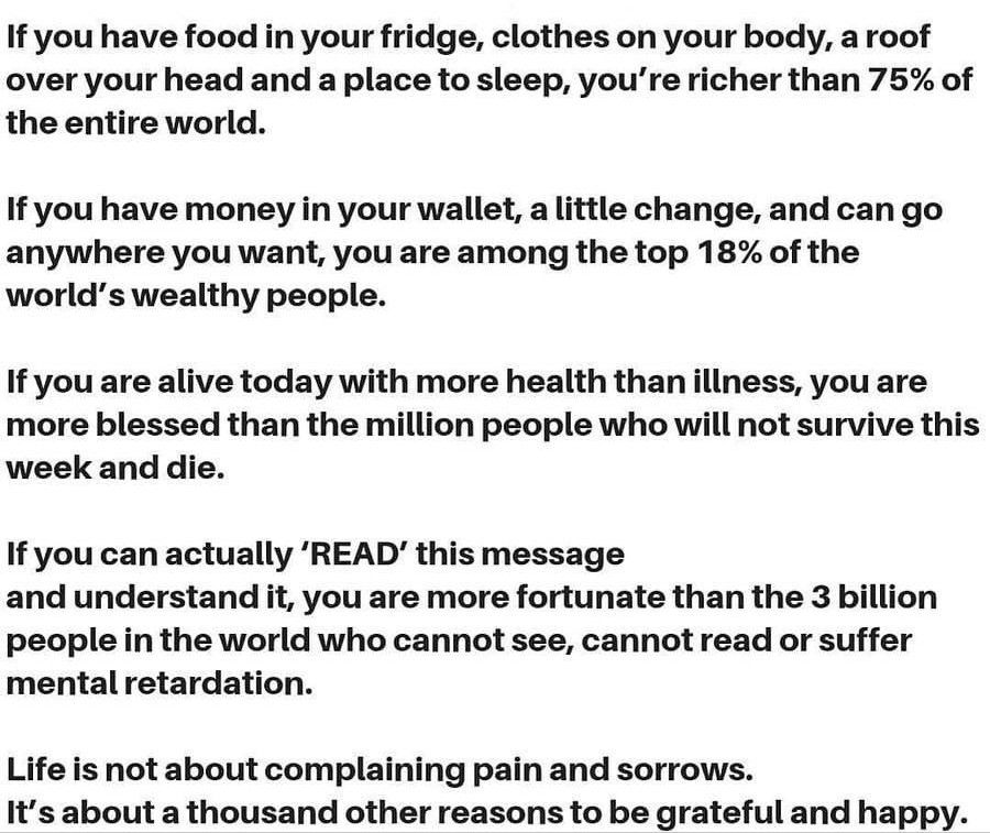 Awadtechconsult's tweet photo. Life Is Not About Complaining Pain And Sorrows. It's About A Thousand Other Reasons To Be Grateful And Happy.

Happy New Week 

#awadtech #FOCUS #HappyStPatricksDay #lovelive #photography #webdevelopment #ecommerce #economy https://t.co/KK0J8H2wZ9