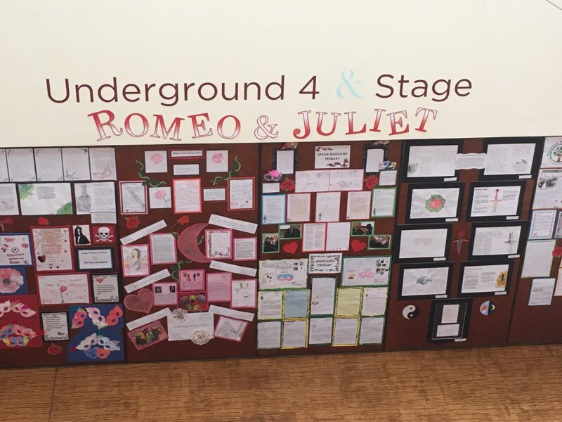 avpschool's tweet photo. Look at our fantastic work on display at The Derngate . https://t.co/mVbQspRLJU