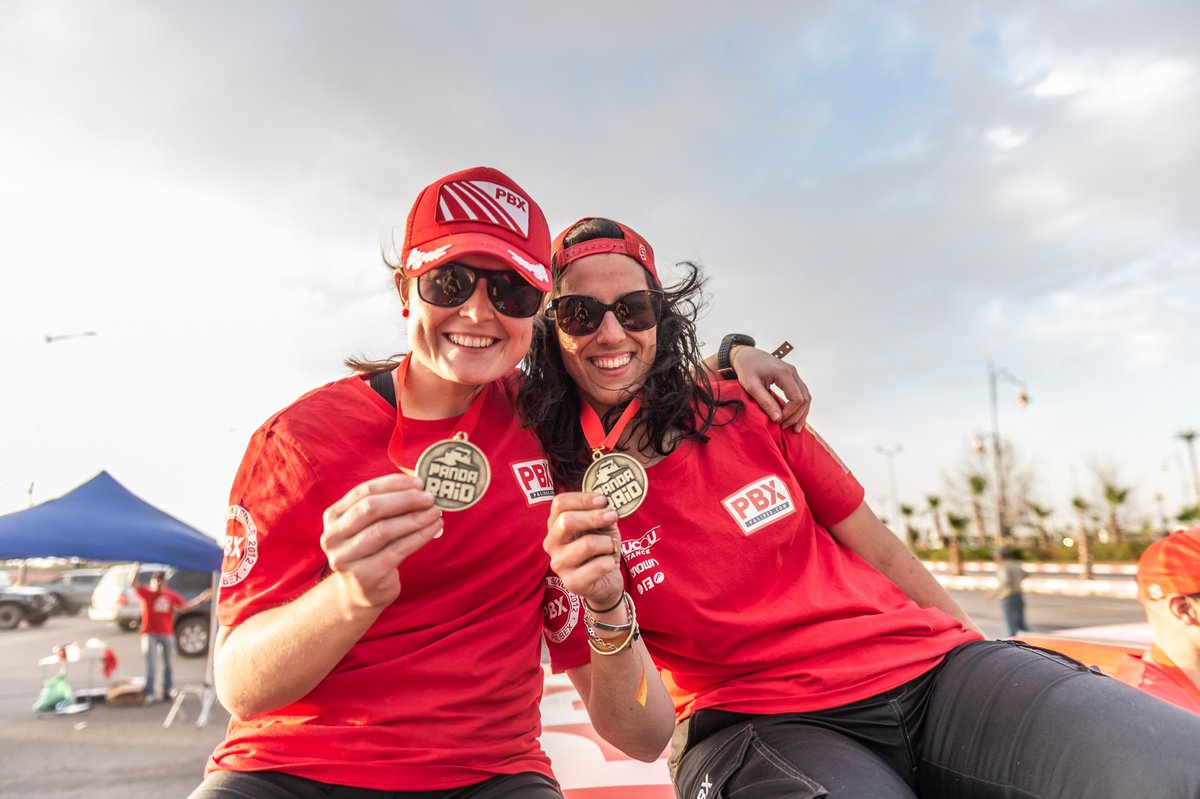 Palibex's tweet photo. Nuestro equipo ha superado con éxito la aventura por el desierto marroquí. ¡Enhorabuena campeones! 🍾🏁
#NosMueveUnEquipo #PBXMola #PandaRaid2019 https://t.co/EnkG3xMOEp