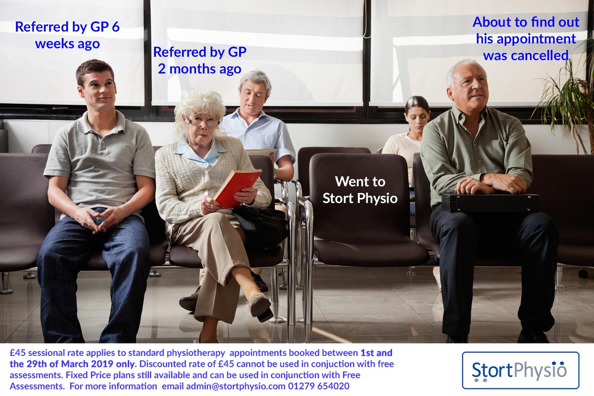 StortPhysio's tweet photo. At £45 a session this March, why wait? #Physio #backpain #waiting #headache #bishopsstortford #sawbridgeworth #stansted #harlow https://t.co/ixtdlxS27T