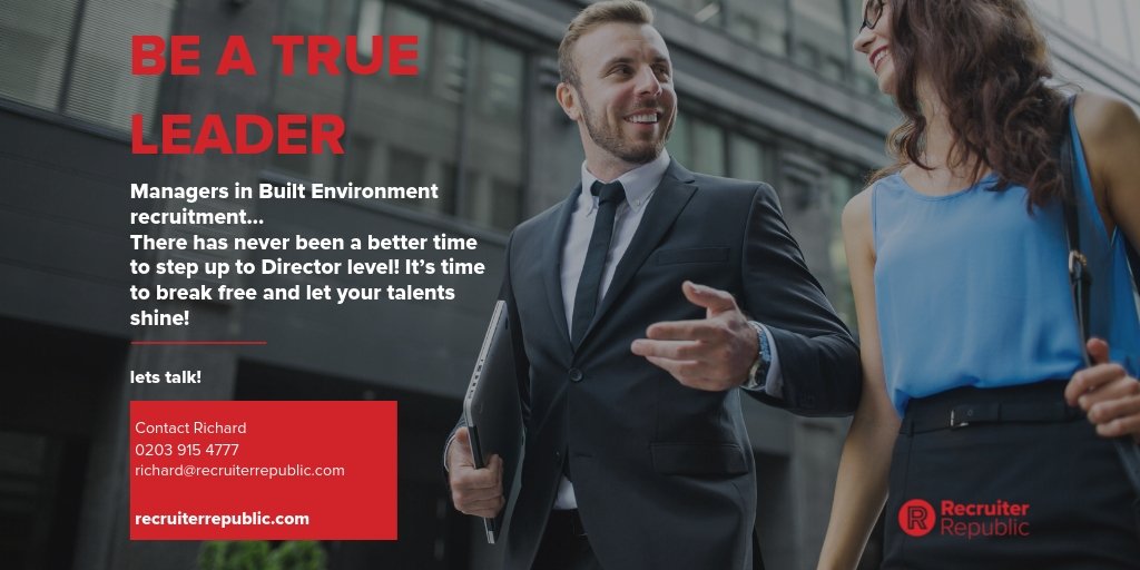 RecRepublic's tweet photo. You’re a manager
You lead by example
You have real skill as a Recruiter
BUT
You’re held back
By a business that lacks ambition
Or a Boss that doesn’t recognise your talents

Call Richard on 0203 915 4777 for an initial exploratory chat.

#Recruitment #rec2rec https://t.co/HkhX6Y54TG
