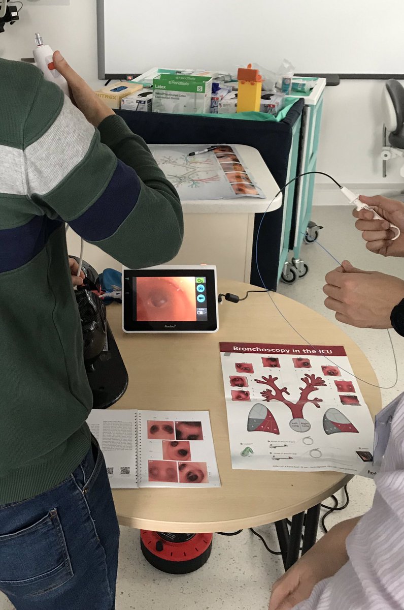 janinekelly526's tweet image. Fabulous practical -focussed  bronchoscopy skills training @StGeorgesTrust #segmentalnavigation #foriegnbodyretrieval @Ambu_UK