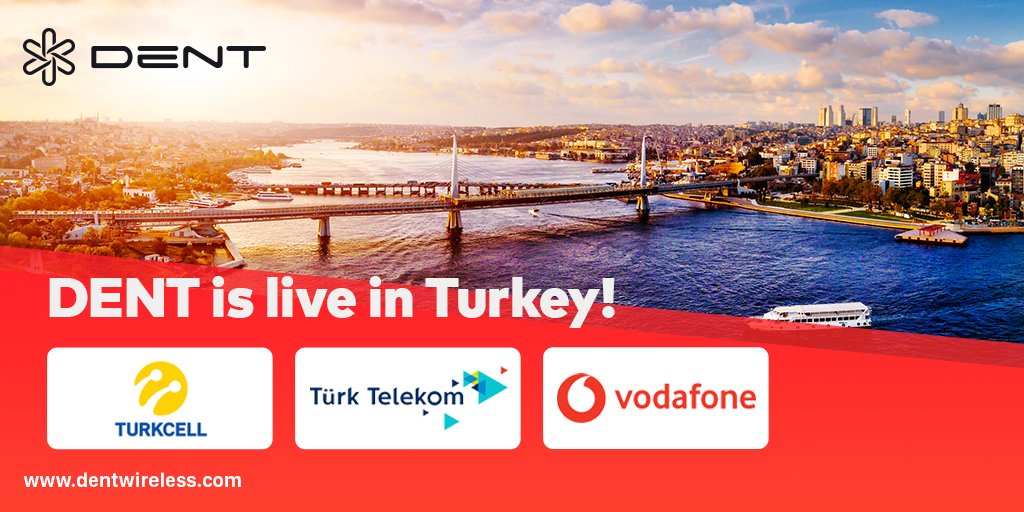 dentcoin's tweet photo. #DENT is live in TURKEY! 🇹🇷 with 3 Operators! 161 Operators in 46 countries Live now, total of 12,7M Users and growing fast. Download DENT Apps here: https://t.co/yiC8MrNyOK #dentcoin #btc #gsma #blockchain #eth #bitcoin #eSIM #crypto #5g #cryptocurrency https://t.co/IBx3A43BxF