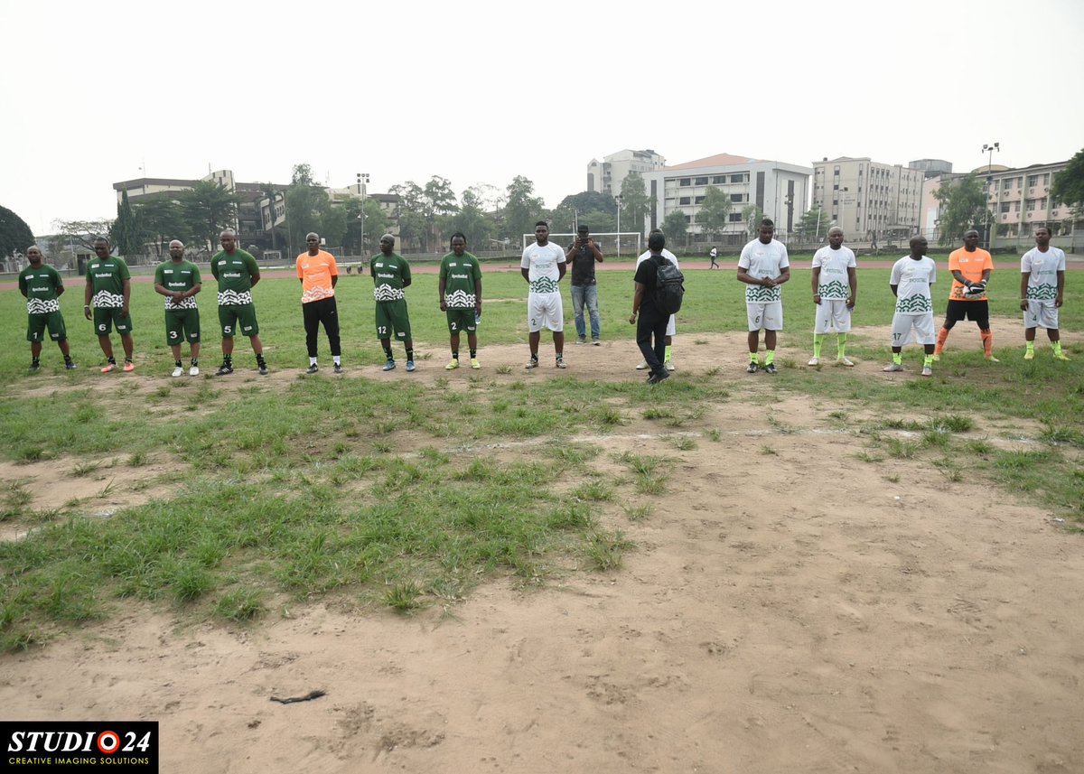 TapNitiative's tweet photo. Players observing a one minute silence for the late AFCON 1994 players......#PVCfootball #Tap4naija #mondaymotivation https://t.co/N7cqNDo28I