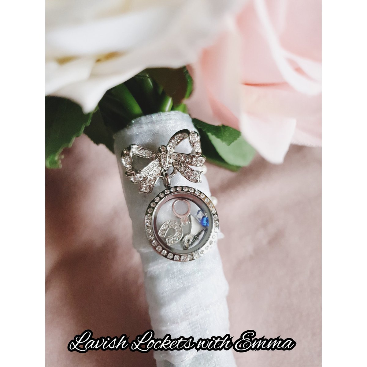 carus_emma's tweet photo. Did you know that I do brooch attachments for wedding bouquets too?!☺

#lavishlocketswithemma 
#weddingseason 
#weddings 
#brides #bouquets #brooches https://t.co/D7ANbU2JIC