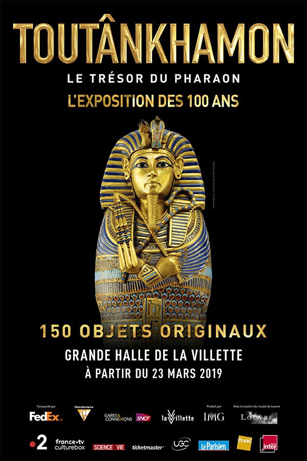 ARTWEO's tweet image. TOUTANKHAMON, Le trésor du Pharaon , La Grande Halle de la Villette 
23 Mars - 15 Septembre 2019 ► tidd.ly/2d491e9e

#ExpoToutankhamonParis #Toutankhamon @Paris