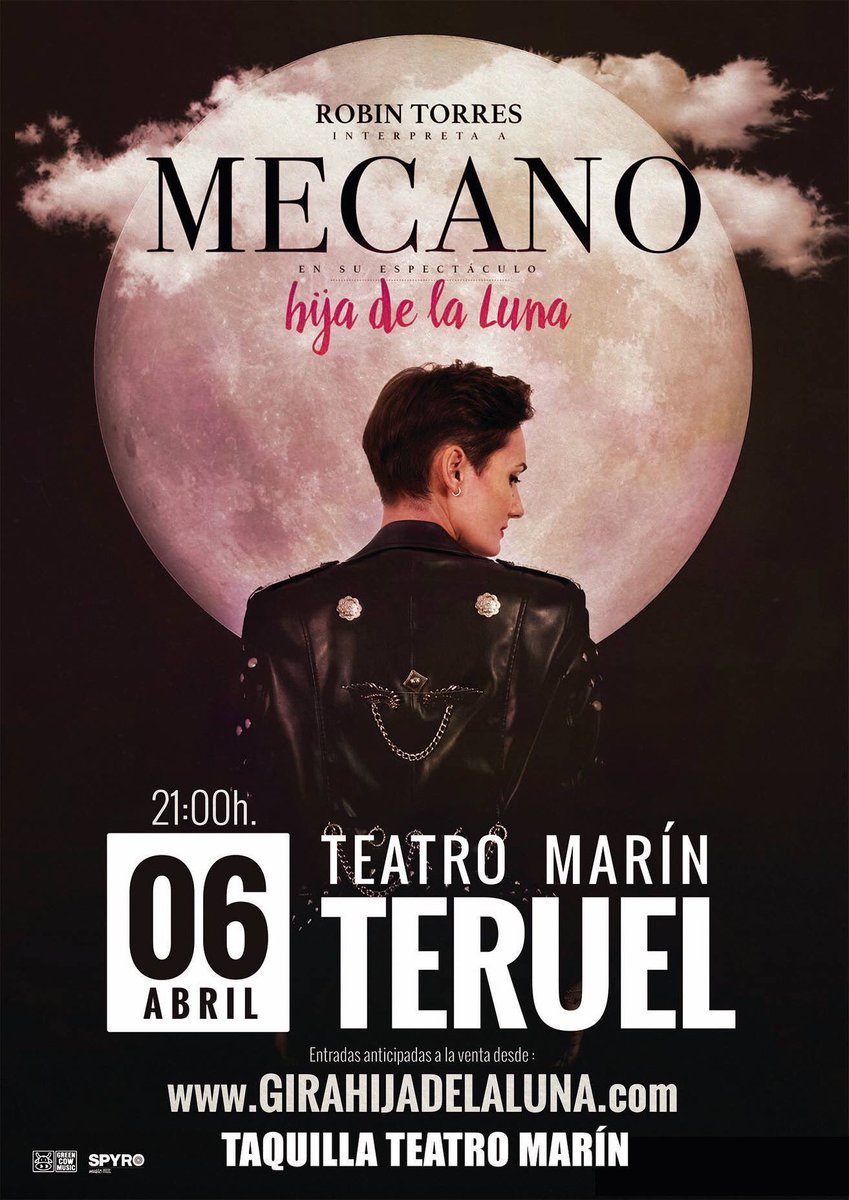 nLineaConTeruel's tweet photo. #teatromaríndeteruel #robintorres #mecano #hijadelaluna #Teruelturismo. https://t.co/mSoTrEarSF