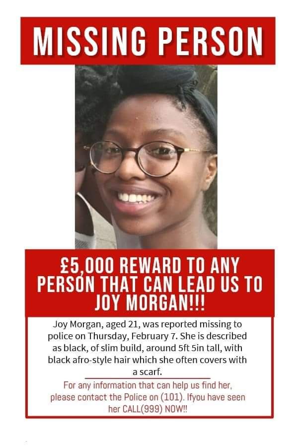 farida_walden's tweet photo. Joy Morgan. Joy is a missing student nurse from Herts Uni and her family would like us to support this hashtag on social media to see if this will trigger anyone’s memory surrounding her disappearance.
#bringjoyhome #joymorgan #helpfindjoy #missingstudentmidwife https://t.co/8nrtqokvyd