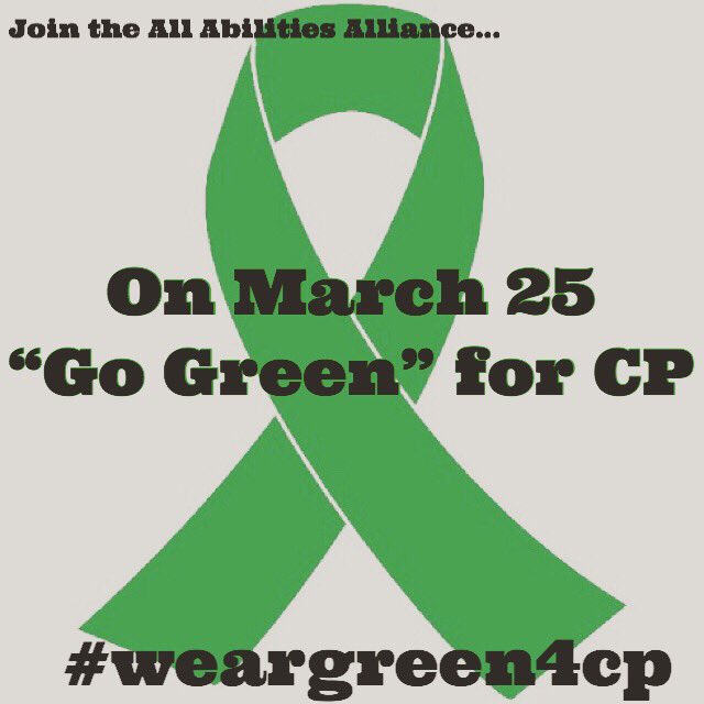 Save the Date: #weargreen4cp on 3/25 @wdstck_academy stay tuned for more details!