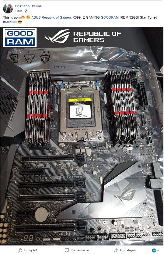 GOODRAMmemory's tweet image. #CristianoDAnna just starts his journey with our DRAM modules! Good luck with your build, it already looks fire! 🔥🔥🔥