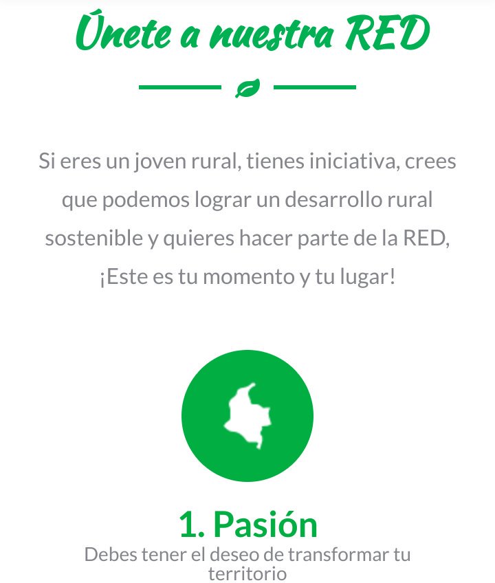 RedJovenRural's tweet photo. Si quieres sabes como unirte a la red
Conoce mas informacion a traves de nuestro nuevo sitio web
https://t.co/WSGjUNl3QV
#RNJR #SoyJovenRural #Ruralyouth https://t.co/3PHJ78FPWI