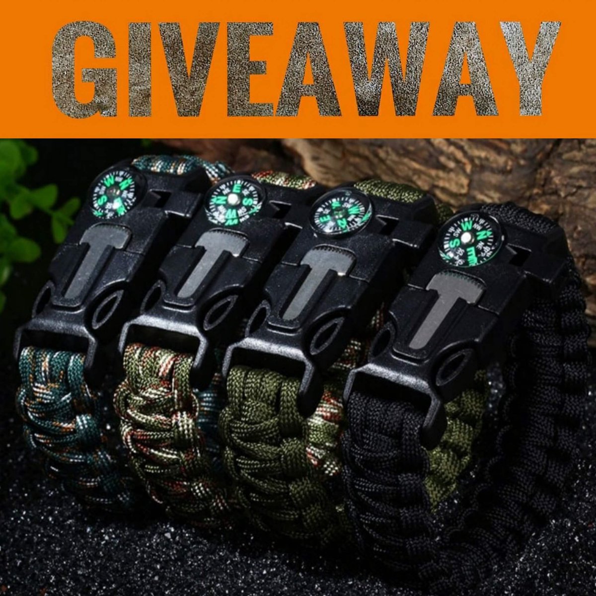innoVAVinc's tweet photo. @Leiivinc 𝗚𝗜𝗩𝗘𝗔𝗪𝗔𝗬 FREE Paracord Survival Bracelet. 
⏰Limited Time Offer. Next 24 hours!🔥
 https://t.co/svX9KXGEpg
#SpringBreakMiami #survival #naturelovers #summer #camping #hikingadventures #rvlife #glamping #CAMPFIRE #roadtripchat #holiday #outdoorfun #outdoorlife https://t.co/eK7tLfNYNh