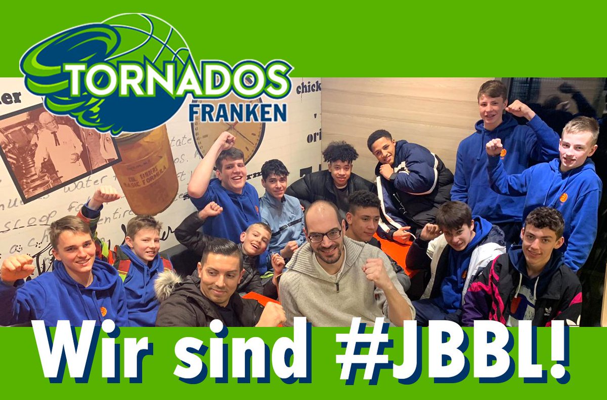 TornadosFranken's tweet photo. WIR SIND #JBBL!
Erfolgreicher Saisonabschluss: @tornadosfranken auch in der nächsten Saison in der Jugend-Basketball Bundesliga!
Alles über das entscheidende Spiel hier im Spielbericht: https://t.co/qeXJftYG8K

#tornadosfranken #oneteam #basketball #franken #jugendbasketball https://t.co/XokkOhl2B6