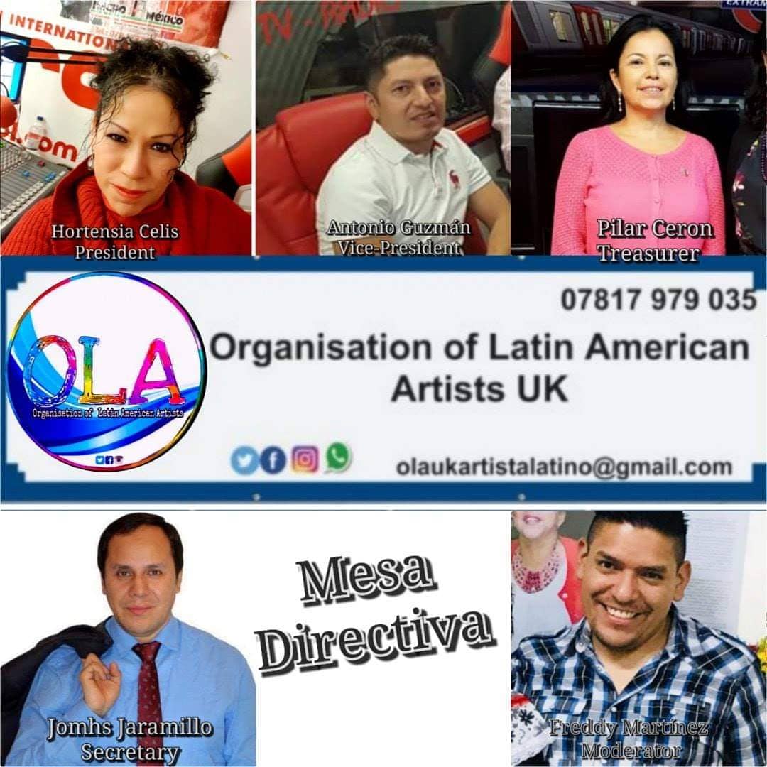 OLAUKartistas's tweet photo. Conoce a los Directores de OLA - 
La miembros de la Mesa Directiva de la Organización Latinoamericana de Artistas.
Dedicados, apasionados y con un mismo propósito; mostrar nuestra cultura por medio de la danza, música y arte. @hortensia73 @JEANTONIOGUZMAN @jomhs https://t.co/eUxWEwvOca