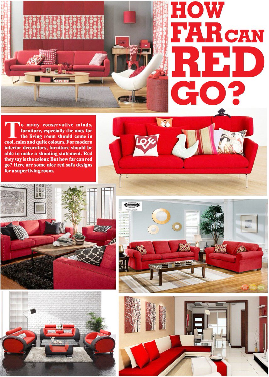 ExcellentMag's tweet image. ISN'T RED AN AMAZING COLOUR TO USE IN SPOILING YOUR FURNITURE AND MAKING YOUR SITTING ROOM LOOK STUNNING?
CHECK THIS OUT!!!...