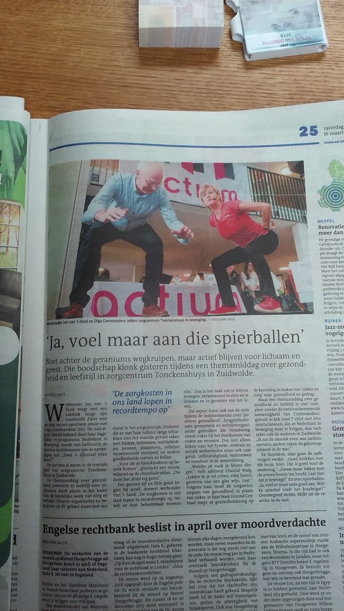 JokeZuidwolde's tweet photo. @hugodejonge Zuidwolde heeft het helemaal begrepen, wijkverpleegkundigen van @Icarezorg @beterthuiswonen @buurtzorg @treant organiseerden SAMEN een middag over Positieve Gezondheid, Preventie &Leefstijl. @DaphneKerremans Minister @hugodejonge, volgend jaar van de partij?#weekvanzorgenwelzijn https://t.co/y04fPR6UXB